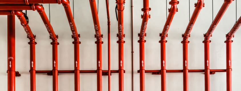 Fire Suppression System Pipes without Blockages