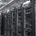 Servers Racks with Cables in a Data Center
